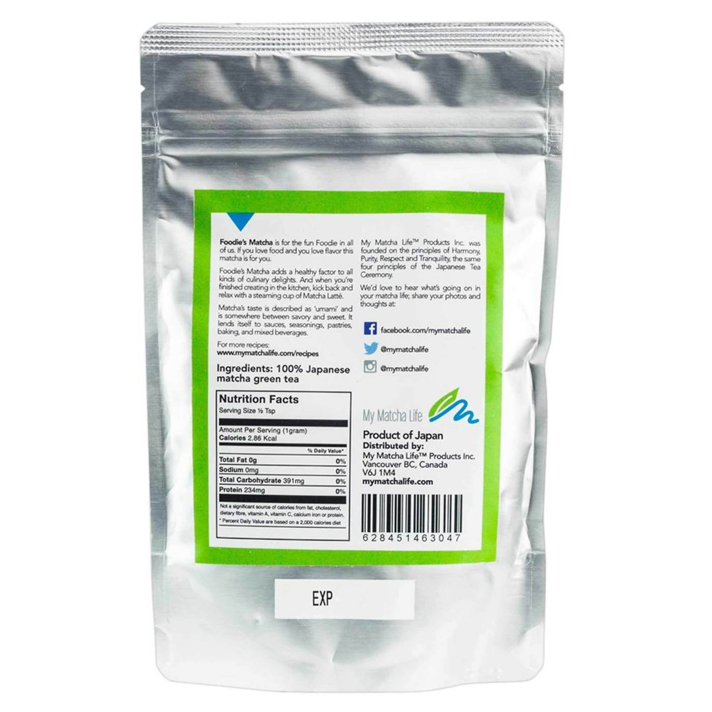 My Matcha Life, Foodie's Matcha Chá Verde - 100 g (3.5 oz) - Imagem 2