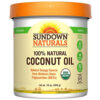 Comprar sundown naturals, óleo de coco orgânico - 454 g (16 oz) preço no brasil azeites e vinagres casa e produtos alimentícios óleo de coco produtos alimentícios suplemento importado loja 1 online promoção -
