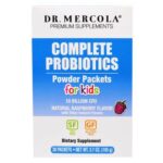 Comprar dr. Mercola, probiótico completo kids (10 billion cfu) - sabor framboesa - 30 pacotes preço no brasil crianças e bebês probióticos infantil suplemento importado loja 1 online promoção -
