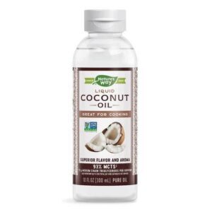 Comprar nature's way, óleo de coco líquido - 300 ml (10 fl oz) preço no brasil óleo de coco suplementos nutricionais suplemento importado loja 259 online promoção -