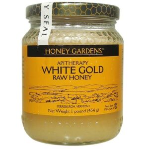 Comprar honey gardens, mel cru ouro branco - 454g preço no brasil adoçantes naturais casa e produtos alimentícios mel produtos alimentícios suplemento importado loja 163 online promoção -