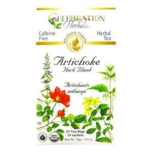 Comprar celebration herbals, chá de mistura de folhas de alcachofra orgânica - 24 saquinhos de chá preço no brasil casa e produtos alimentícios produtos alimentícios suplemento importado loja 99 online promoção -