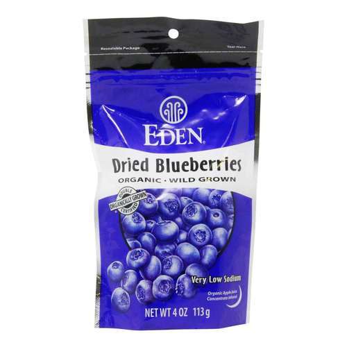 Eden Foods, Mirtilos Orgânicos Secos - 113 g (4 oz)