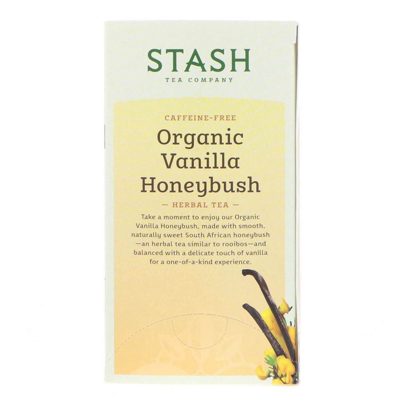 Stash Tea Organic, Chá de Ervas Orgânicas com Honeybush Rooibos e Baunilha - 18 Saquinhos de Chá - Imagem 4