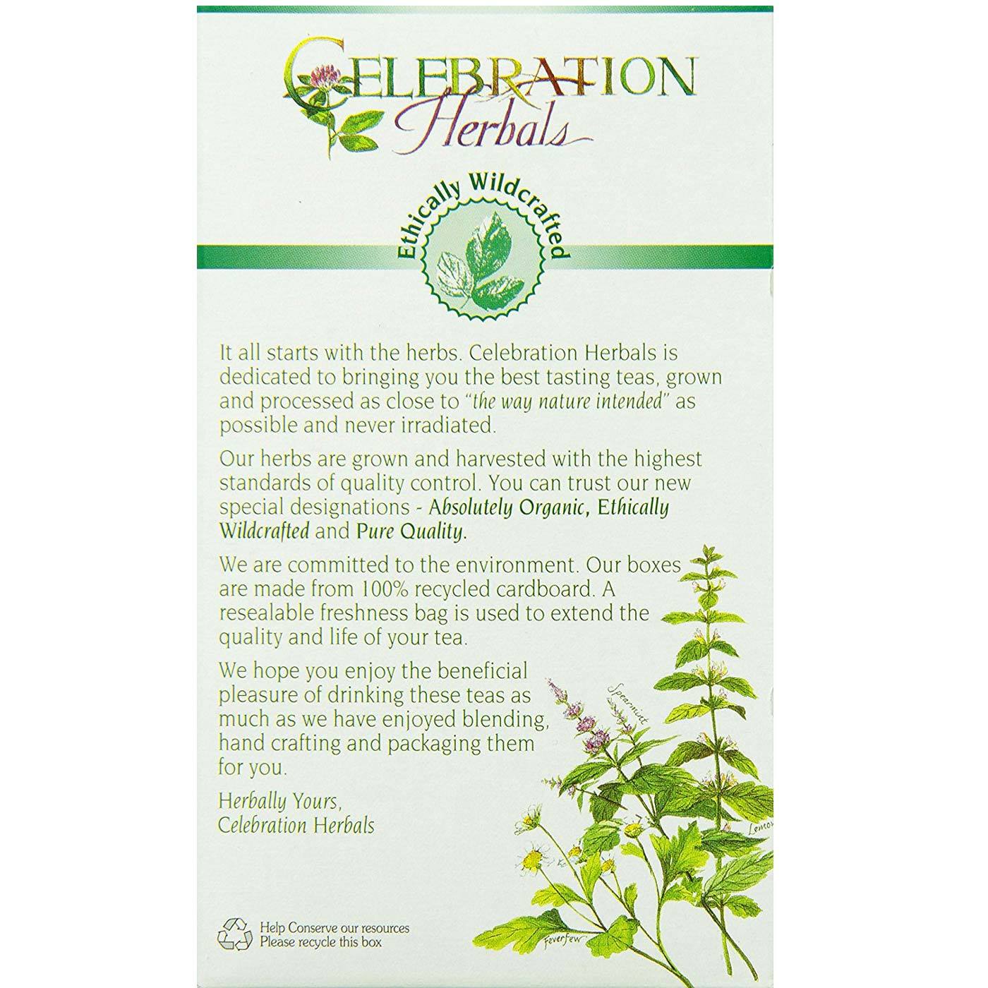 Celebration Herbals Herbal Tea, Chá de Olmo Escorregadio em Pó - 60 g - Imagem 3