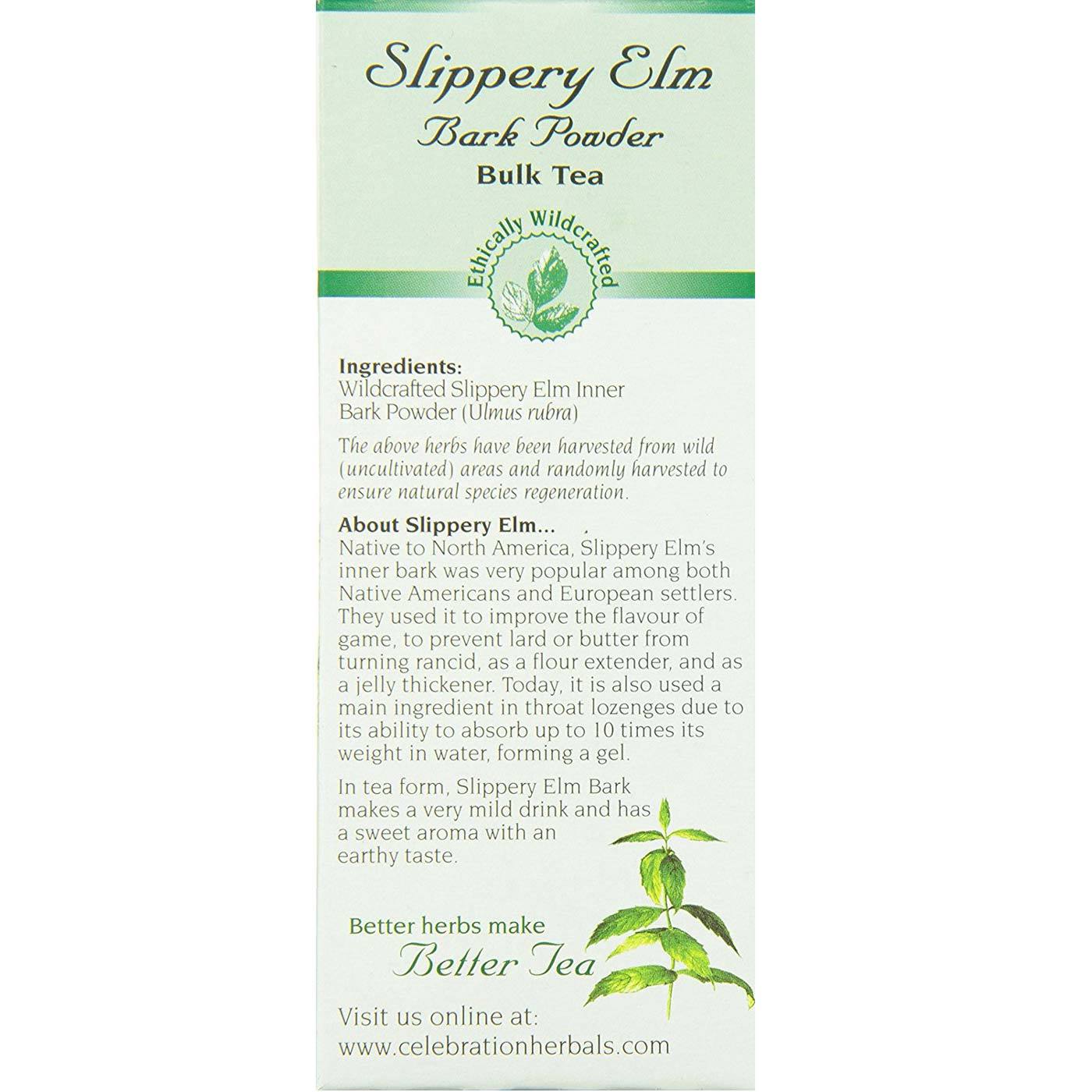 Celebration Herbals Herbal Tea, Chá de Olmo Escorregadio em Pó - 60 g - Imagem 4