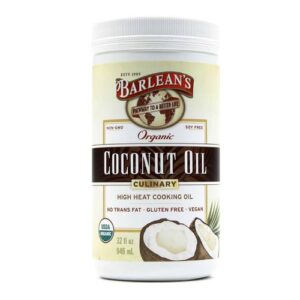 Comprar barlean's, óleo de coco orgânico culinária - 946 ml (32 fl oz) preço no brasil óleo de coco suplementos nutricionais suplemento importado loja 137 online promoção -