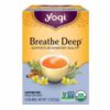 Comprar yogi tea organic teas, breathe deep® chá de suporte do sistema respiratório - 16 saquinhos de chá preço no brasil bebidas casa e produtos alimentícios chá chá detox produtos alimentícios suplemento importado loja 7 online promoção -