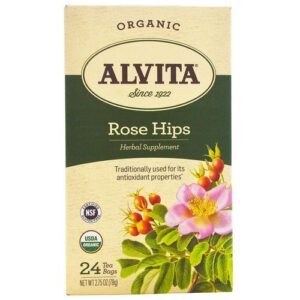 Comprar alvita organic, chá de rose hips - 24 sacos preço no brasil bebidas casa e produtos alimentícios chá chá medicinal produtos alimentícios suplemento importado loja 31 online promoção -