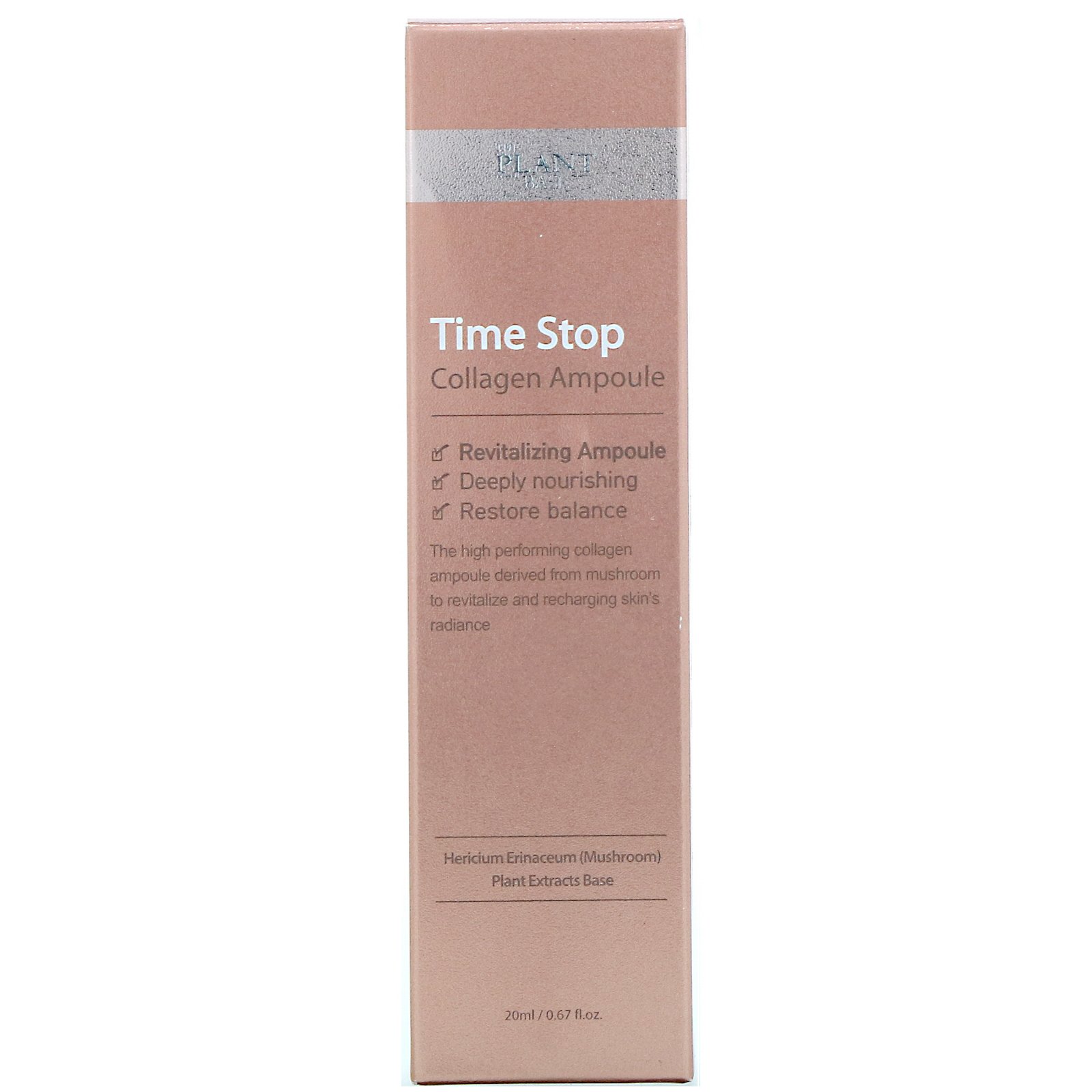 The Plant Base, Time Stop, Ampola de Colágeno, 20 ml (0,67 fl oz) - Imagem 2