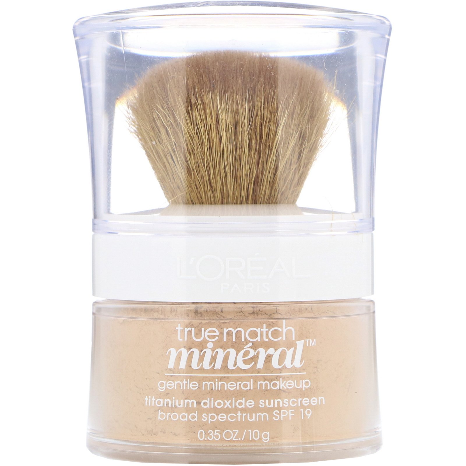 L'Oreal, True Match, Base mineral, FPS 19, W1-2/458 Marfim claro, 10 g - Imagem 2