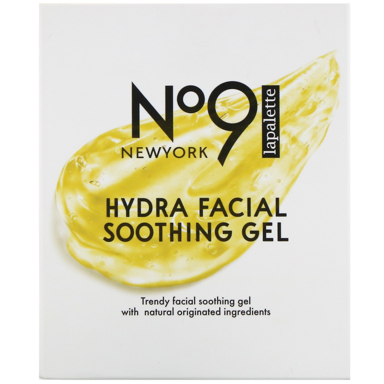 Lapalette, No.9 Hydra Facial Soothing Gel, #01 Water Jelly Lemon, 250 g - Imagem 2