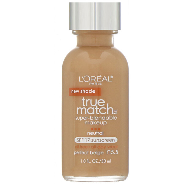 L'Oreal, Maquiagem True Match Super-Blendable, Perfect Beige N5.5, 30 ml