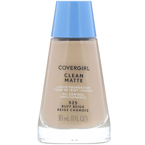 Covergirl, Clean Matte, Base líquida, 525 Bege polido, 30 ml