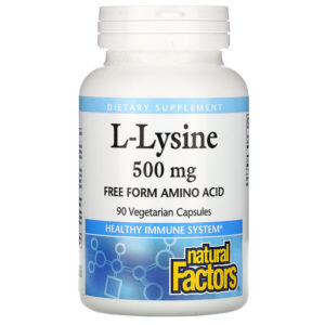 Comprar natural factors, l-lysine, 500 mg, 90 vegetarian capsules preço no brasil aminoácidos l-lisina marcas a-z natural factors suplementos suplemento importado loja 1 online promoção -