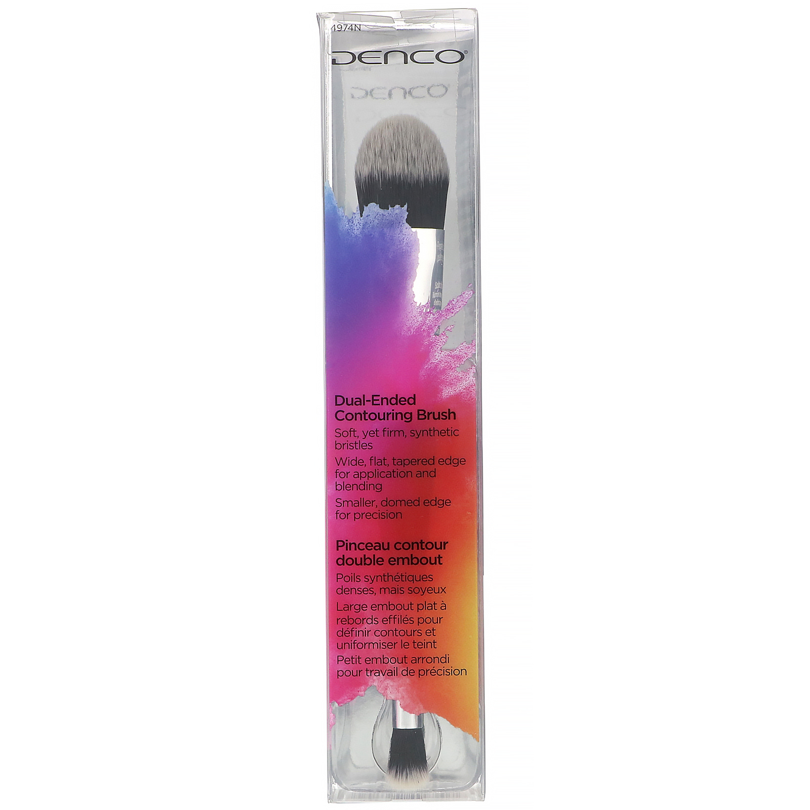 Denco, Pincel de Contorno Dual-Ended, 1 Pincel - Imagem 2