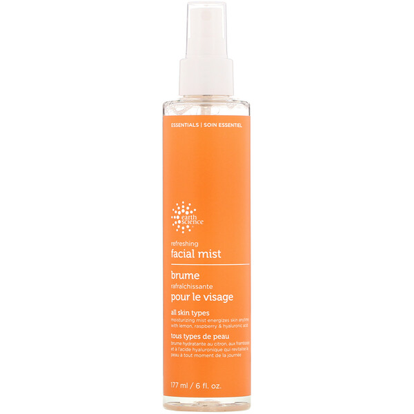 Earth Science, Refreshing Facial Mist, 6 fl oz (177 ml)