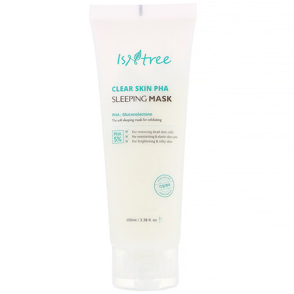Isntree, Clear Skin PHA, Máscara de Dormir, 100 ml (3,38 fl oz)
