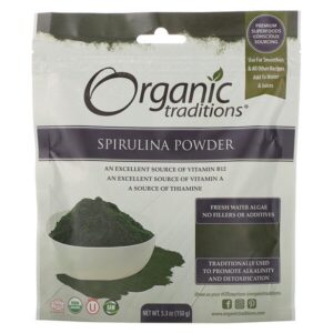 Comprar organic traditions, spirulina powder, 5. 3 oz (150 g) preço no brasil algae spirulina suplementos em oferta vitamins & supplements suplemento importado loja 267 online promoção -