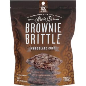 Comprar sheila g's, brownie brittle, gotas de chocolate, 5 oz (142 g) preço no brasil alimentos & lanches biscoitos suplemento importado loja 43 online promoção -
