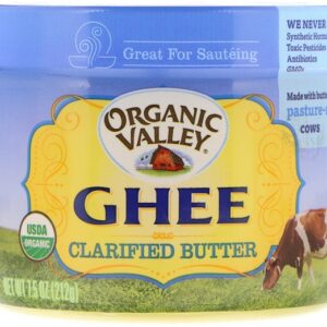 Comprar organic valley, manteiga ghee clarificada, 7,5 oz (212 g) preço no brasil alimentos condimentos, óleos e vinagres ghee marcas a-z pure indian foods suplemento importado loja 11 online promoção - 9 de agosto de 2022