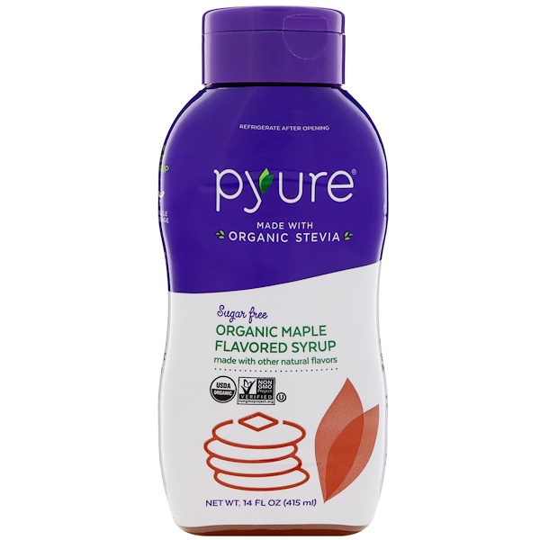 Pyure, Xarope com Sabor de Bordo Orgânico e Sem Açúcar, 415 ml (14 fl oz)