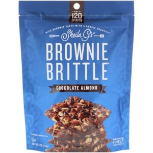 Comprar sheila g's, brownie brittle, chocolate almond, 5 oz (142 g) preço no brasil alimentos & lanches biscoitos suplemento importado loja 79 online promoção -