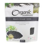 Comprar organic traditions, sementes de gergelim preto, 8 oz (227 g) preço no brasil alimentos chá chá de ervas chá de tulsi marcas a-z organic india suplemento importado loja 5 online promoção -