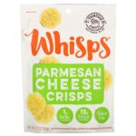 Comprar whisps, parmesan cheese crisps, 2. 12 oz (60 g) preço no brasil alimentos marcas a-z petiscos e lanches whisps suplemento importado loja 1 online promoção -
