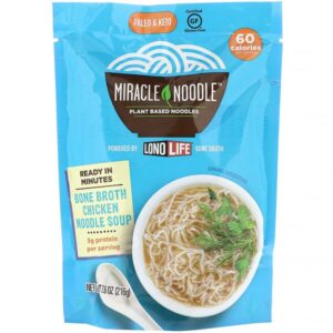 Comprar miracle noodle, bone broth noodle soup, galinha, 215 g (7,6 oz) preço no brasil alimentos marcas a-z miracle noodle refeições prontas suplemento importado loja 3 online promoção -