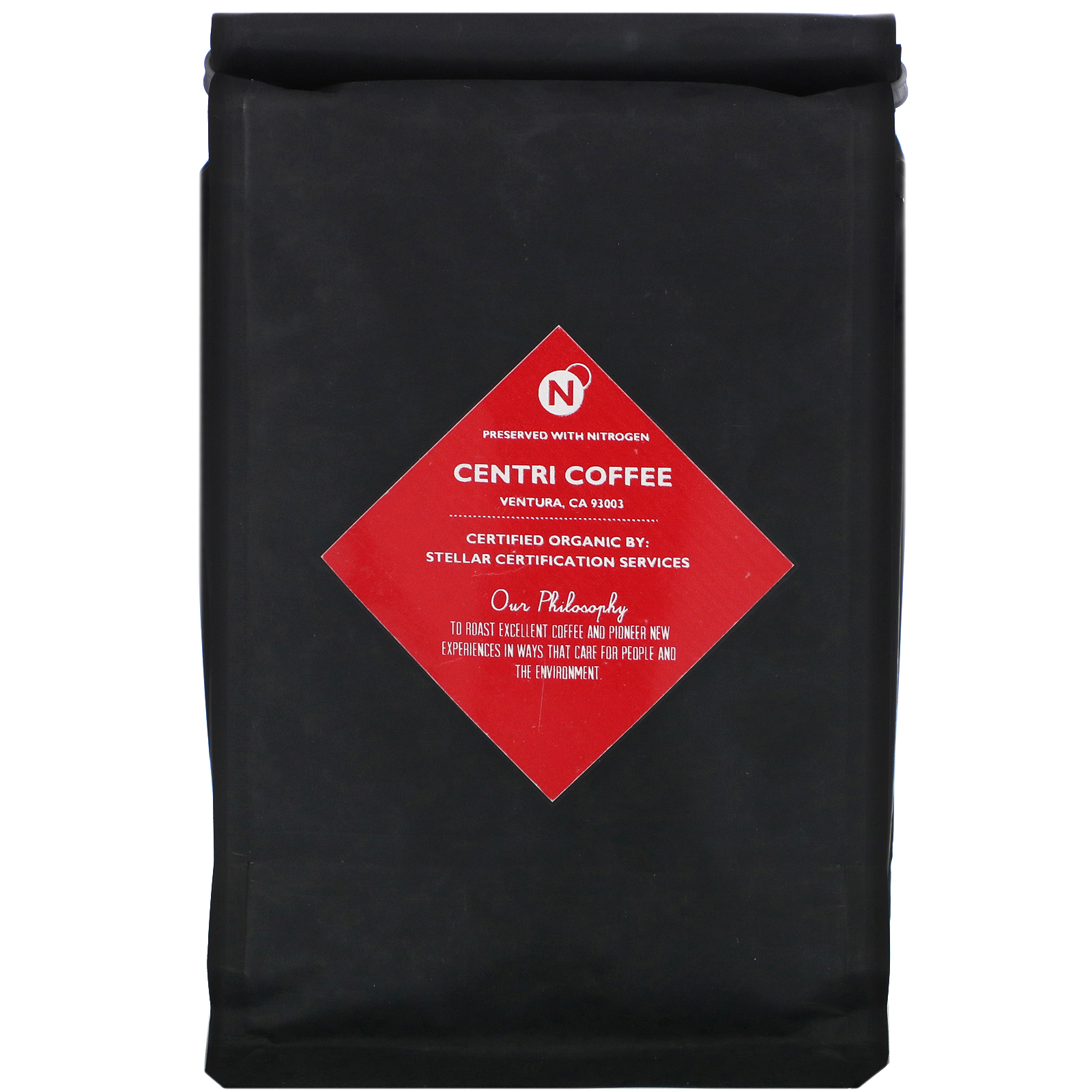 Cafe Altura, Organic Centri Coffee, Brazil, Whole Bean, Milk Chocolate + Almond, 12 oz (340 g) - Imagem 2