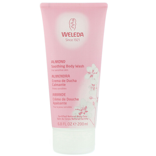 Weleda, Sabonete Líquido Corporal Calmante de Amêndoas, 200 ml (6,8 fl oz)