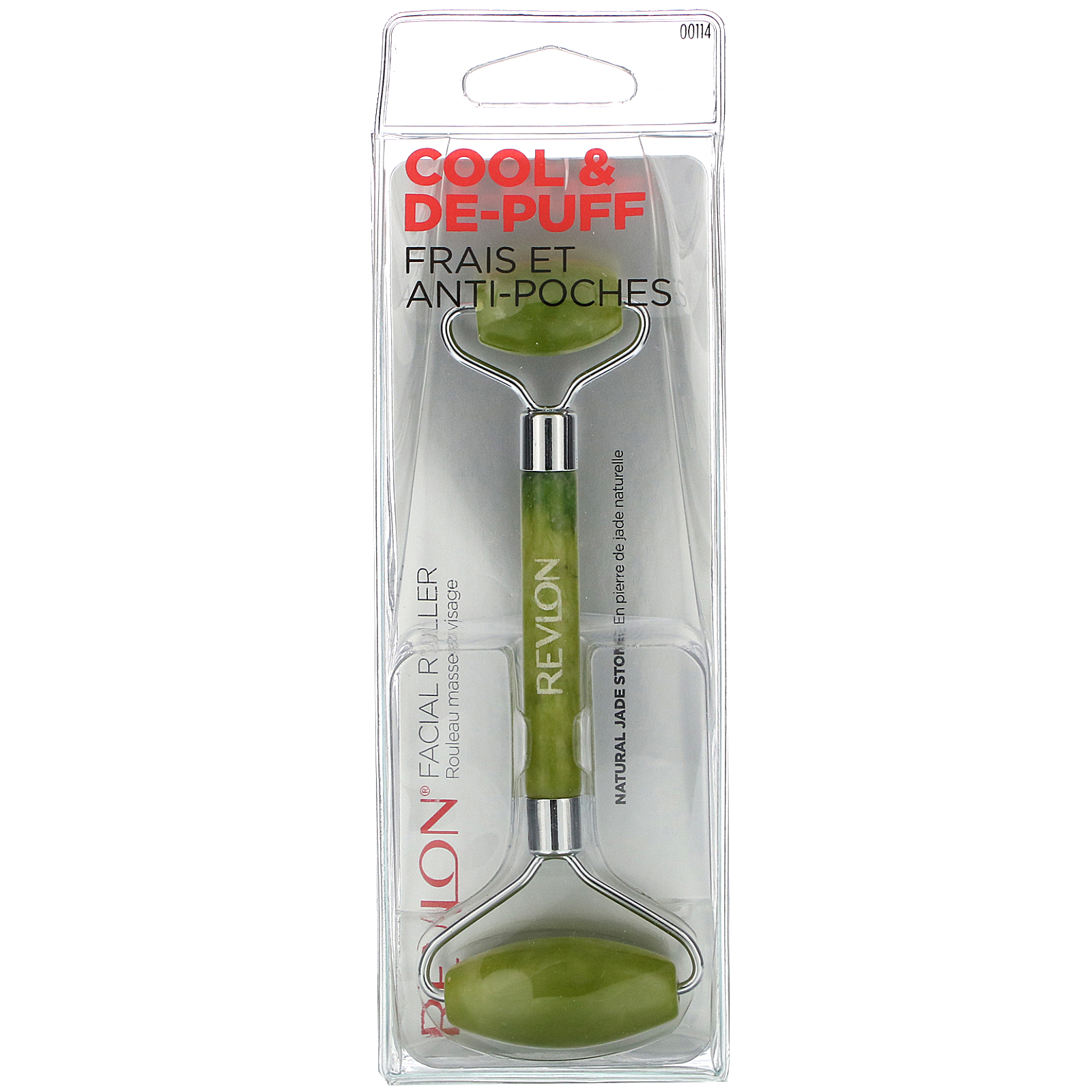 Revlon, Facial Roller, Natural Jade Stone, 1 Roller - Imagem 2
