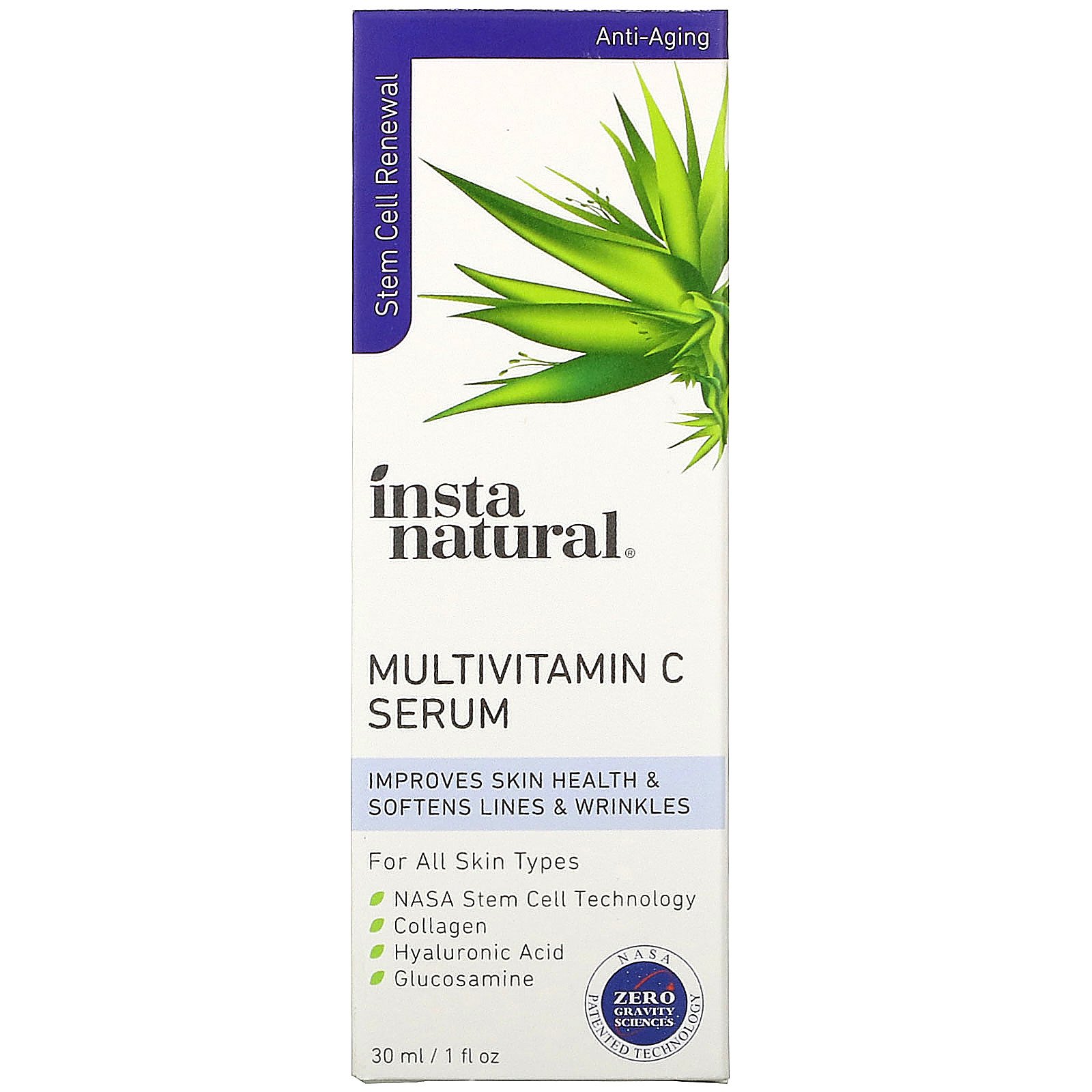 InstaNatural, Multivitamin C Serum, Anti-Aging, 1 fl oz (30 ml) - Imagem 2