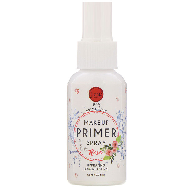 J.Cat Beauty, Primer em spray para maquiagem, PS101 Rosa, 60 ml