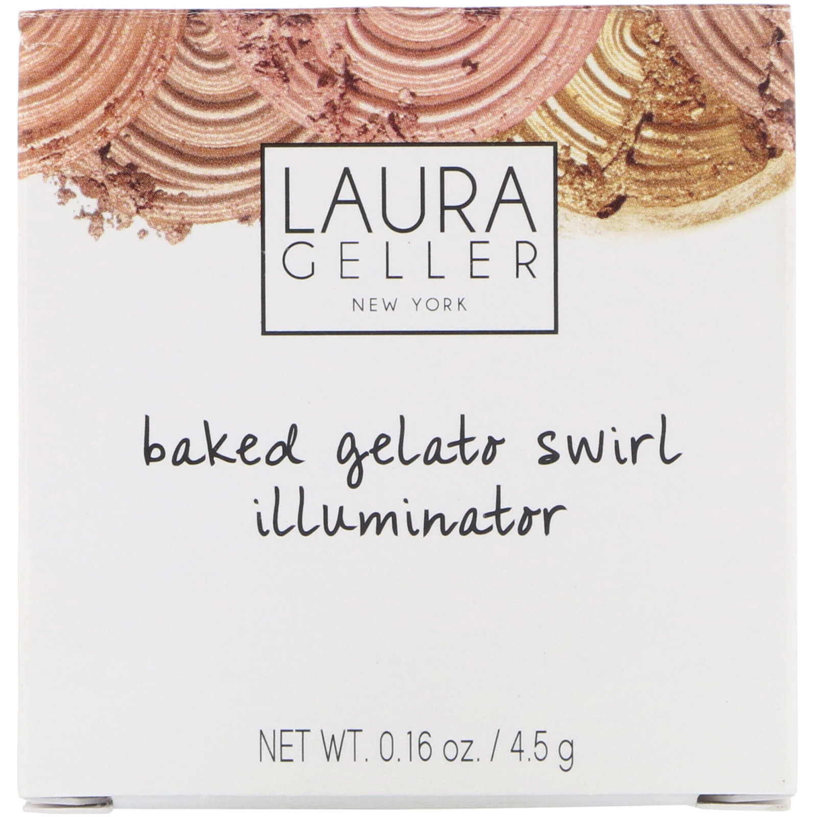 Laura Geller, Iluminador Baked Gelato Swirl, Mel Dourado, 4,5 g (0,16 oz) - Imagem 2