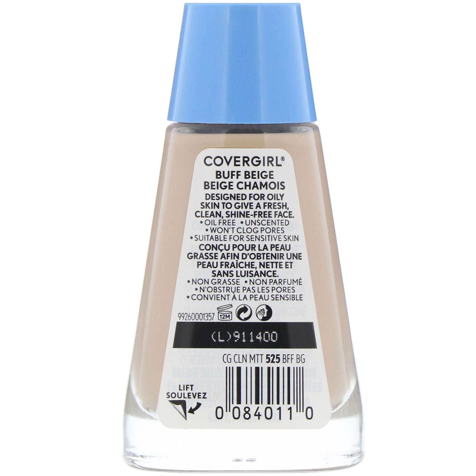 Covergirl, Clean Matte, Base líquida, 525 Bege polido, 30 ml - Imagem 2