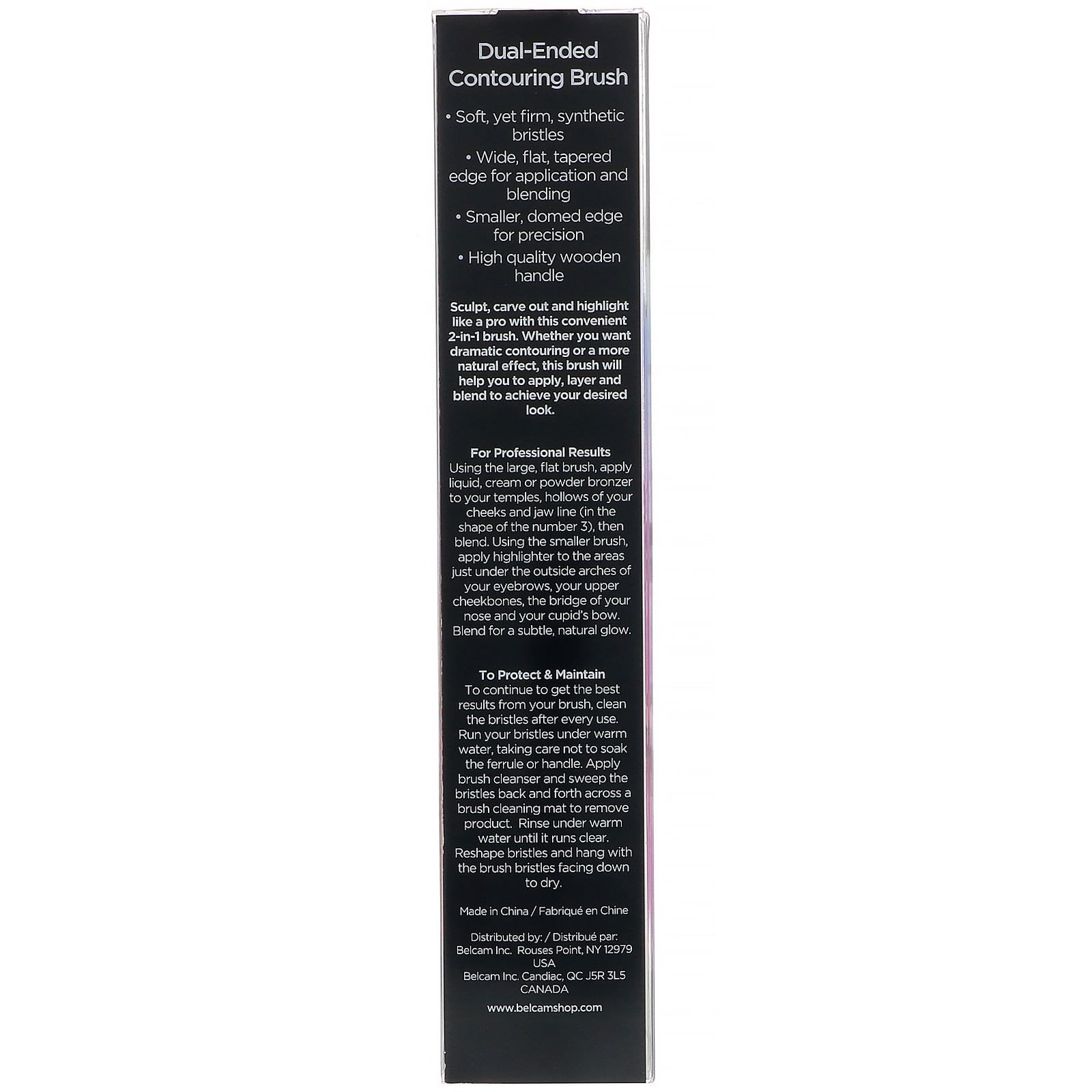 Denco, Pincel de Contorno Dual-Ended, 1 Pincel - Imagem 3
