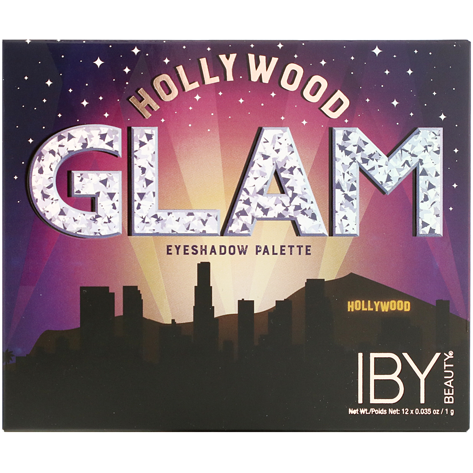 IBY Beauty, Eyeshadow Palette, Hollywood Glam, 0.42 oz (12 g) - Imagem 2