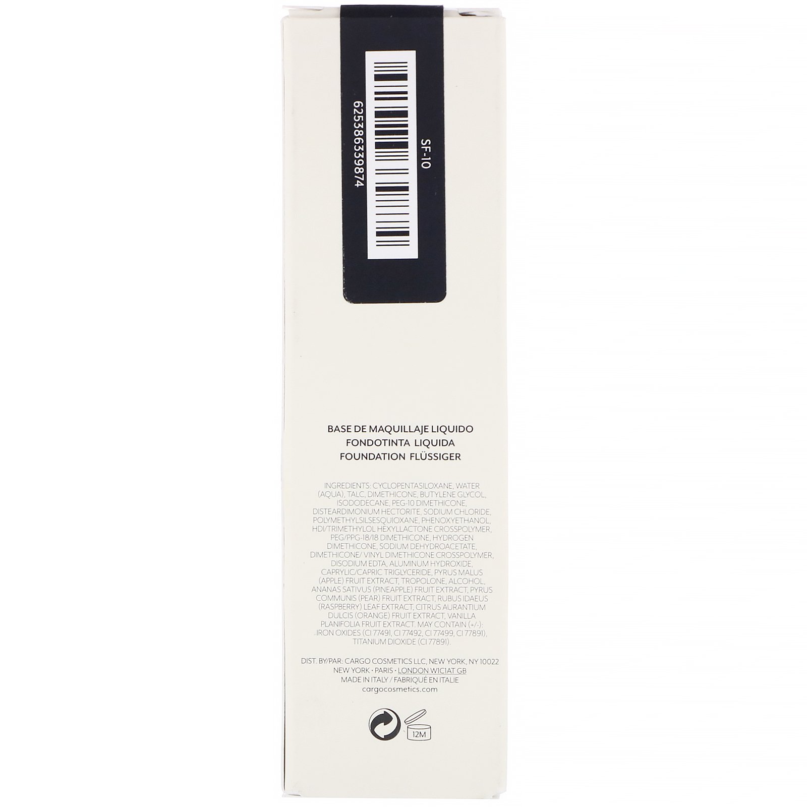 Cargo, Swimmables, base de longa duração, 10, 30 ml - Imagem 3