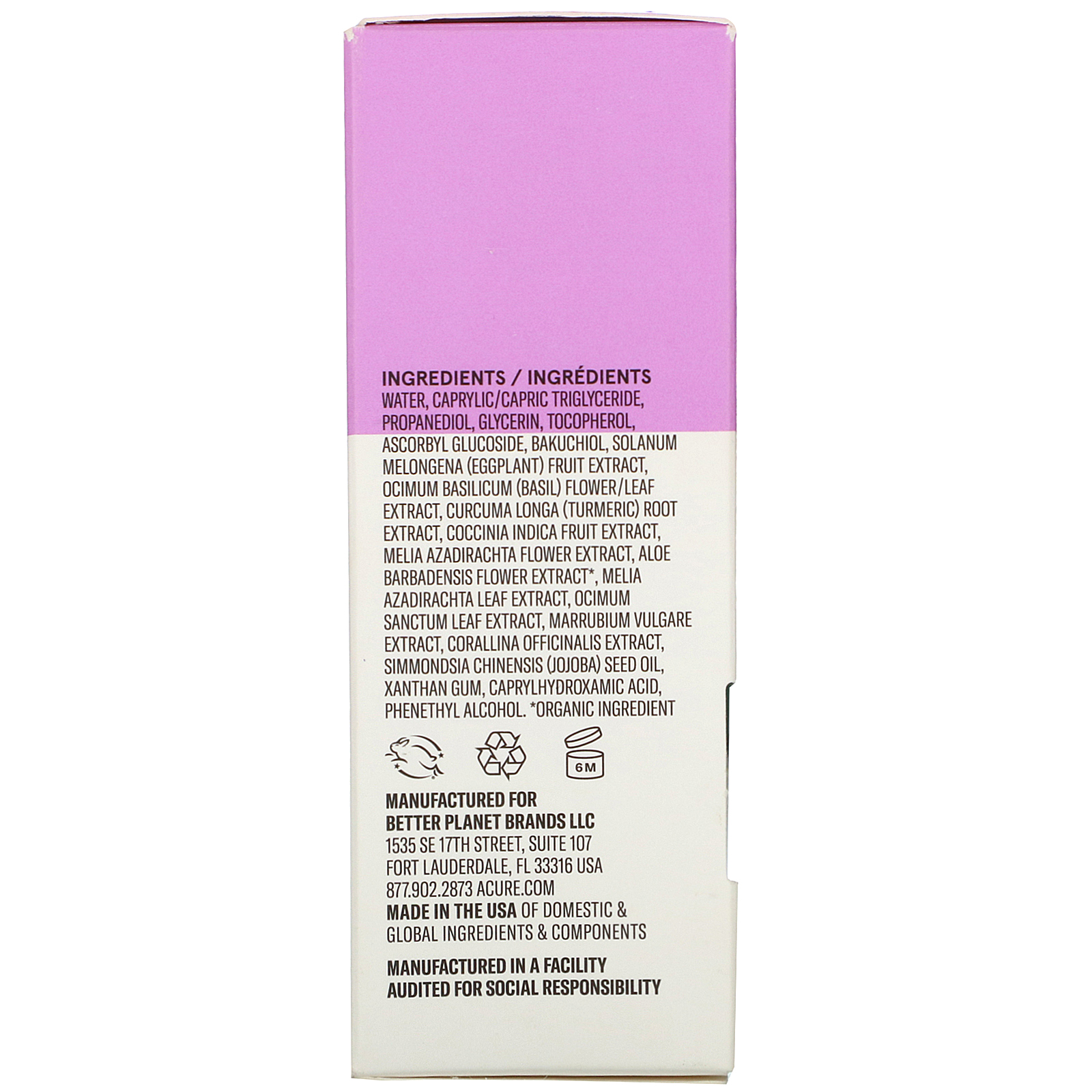 Acure, Radically Rejuvenating Dual Phase Bakuchiol Serum, 0.67 fl oz (20 ml) - Imagem 3