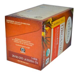 Comprar twinings, organic herbal tea, rooibos, 20 saquinhos de chá, 36 g (1,27 oz) preço no brasil alimentos chá chá de ervas chá de rooibos marcas a-z numi tea suplemento importado loja 17 online promoção -