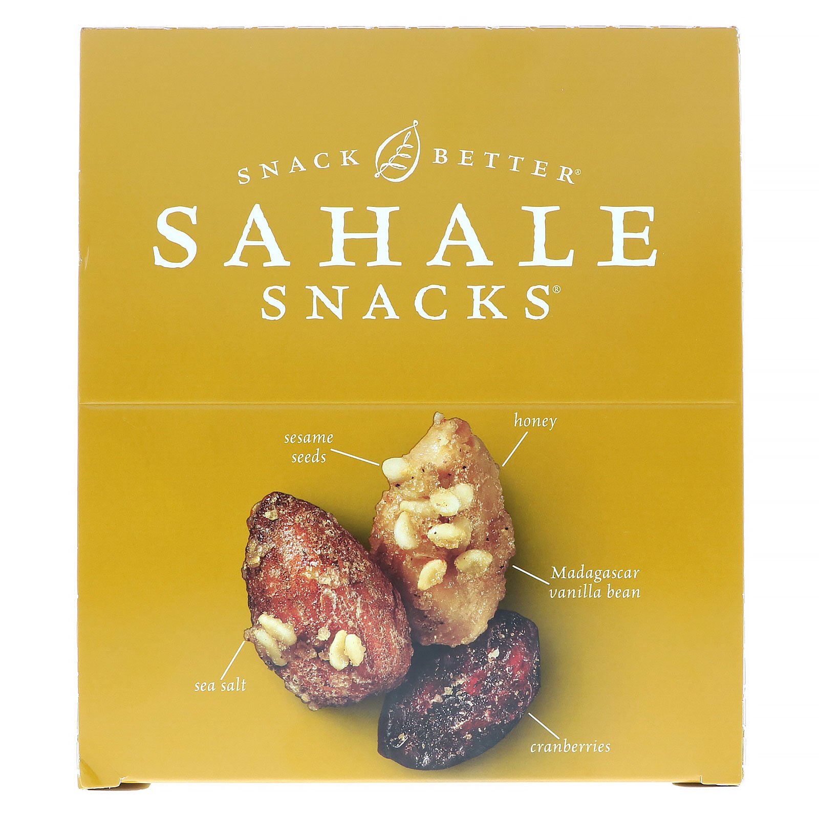 Sahale Snacks, Mistura Para Cobertura, Amêndoas e Mel, 9 Pacotes, 42,5 g (1,5 oz) Cada - Imagem 2