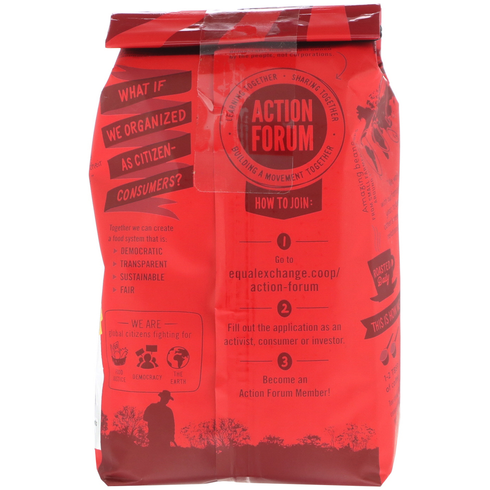 Equal Exchange, Organic, Coffee, Breakfast Blend, Whole Bean, 12 oz (340 g) - Imagem 2