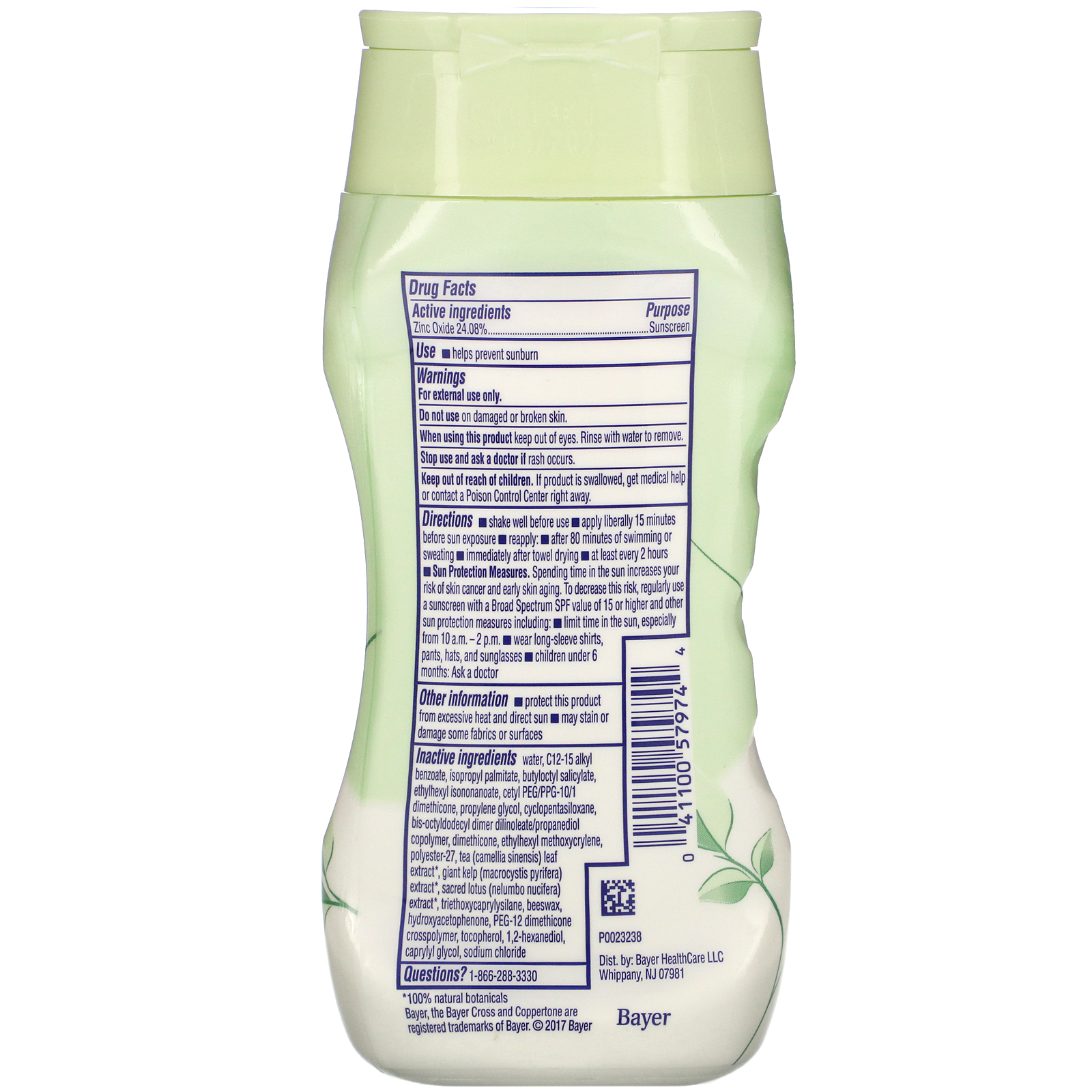 Coppertone, Pure & Simple, Sunscreen Lotion, SPF 50, 6 fl oz (177 ml) - Imagem 2