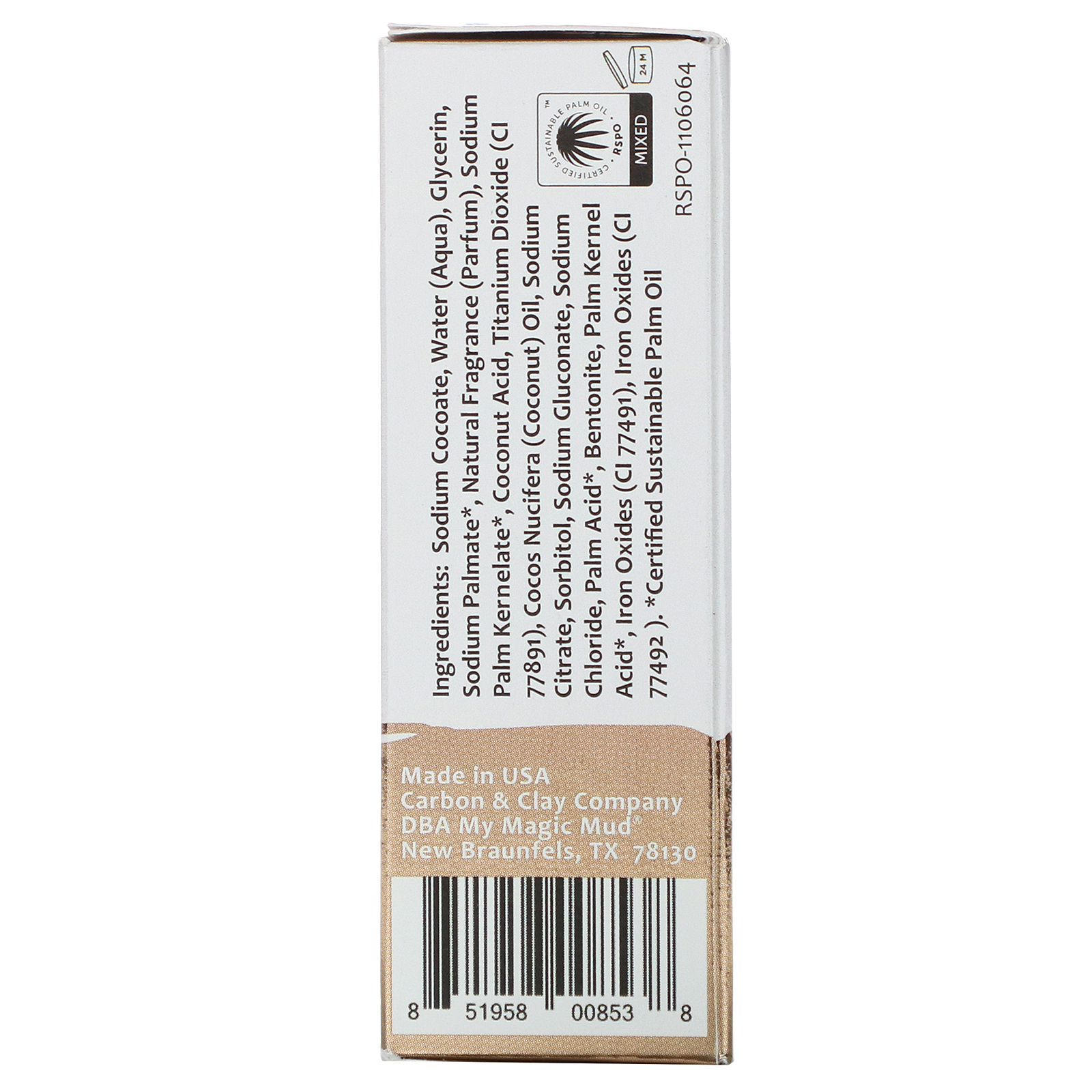 My Magic Mud, Deep Pore Cleansing Face Soap, Calcium Bentonite Clay, 3.75 oz (106.3 g) - Imagem 2