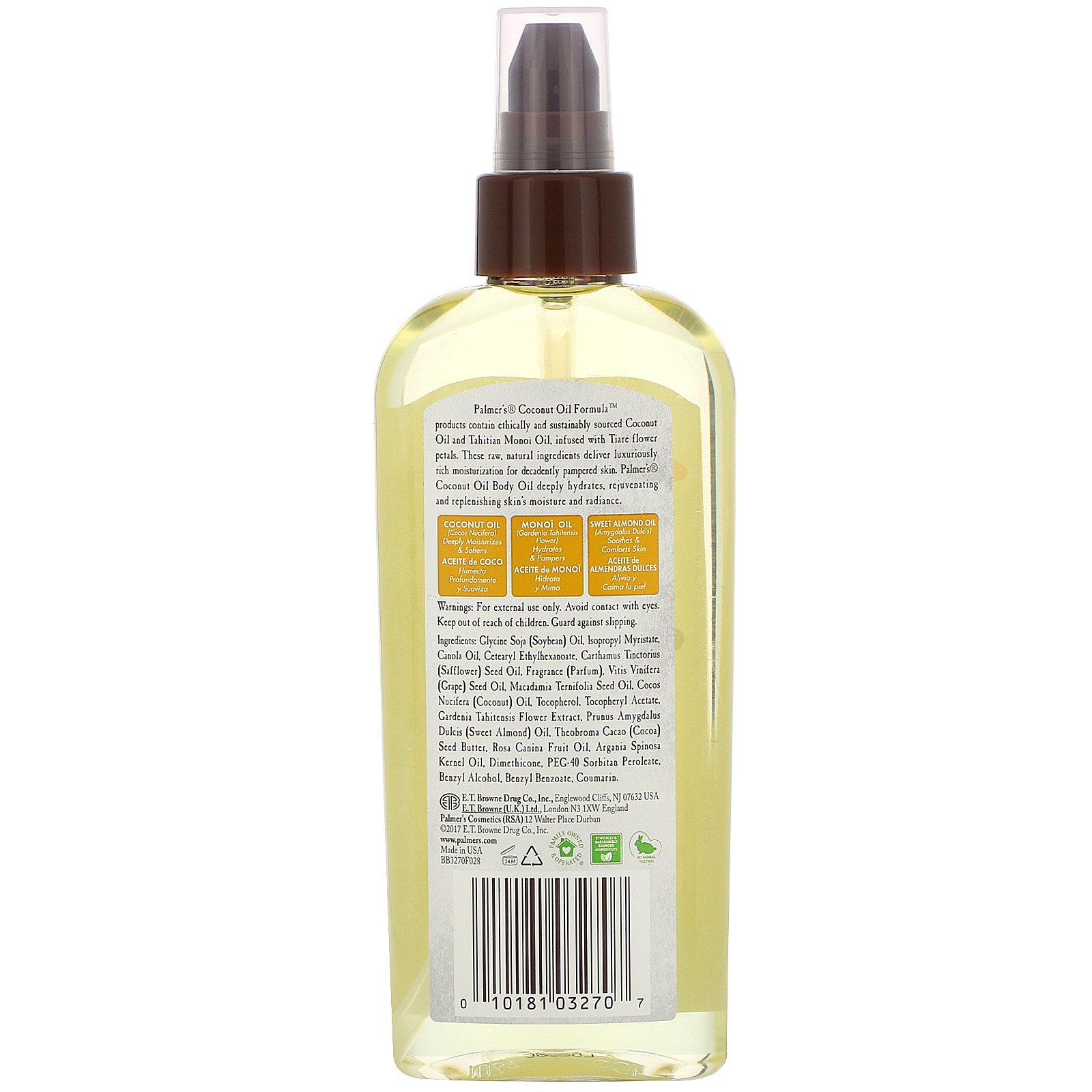 Palmer's, Coconut Oil Formula, Body Oil, 5.1 fl oz (150 ml) - Imagem 2