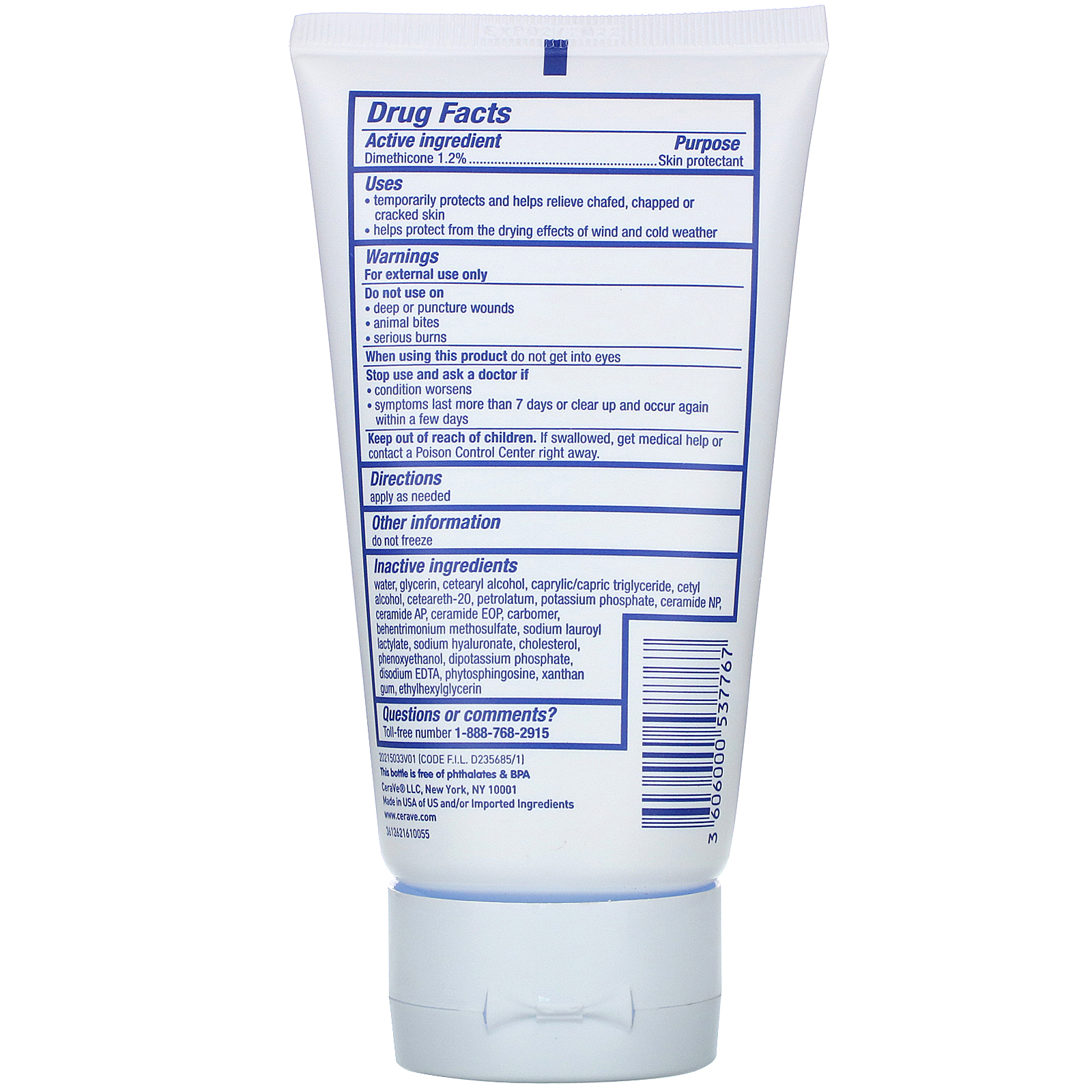 CeraVe, Baby, Moisturizing Cream, 5 oz (142 g) - Imagem 2