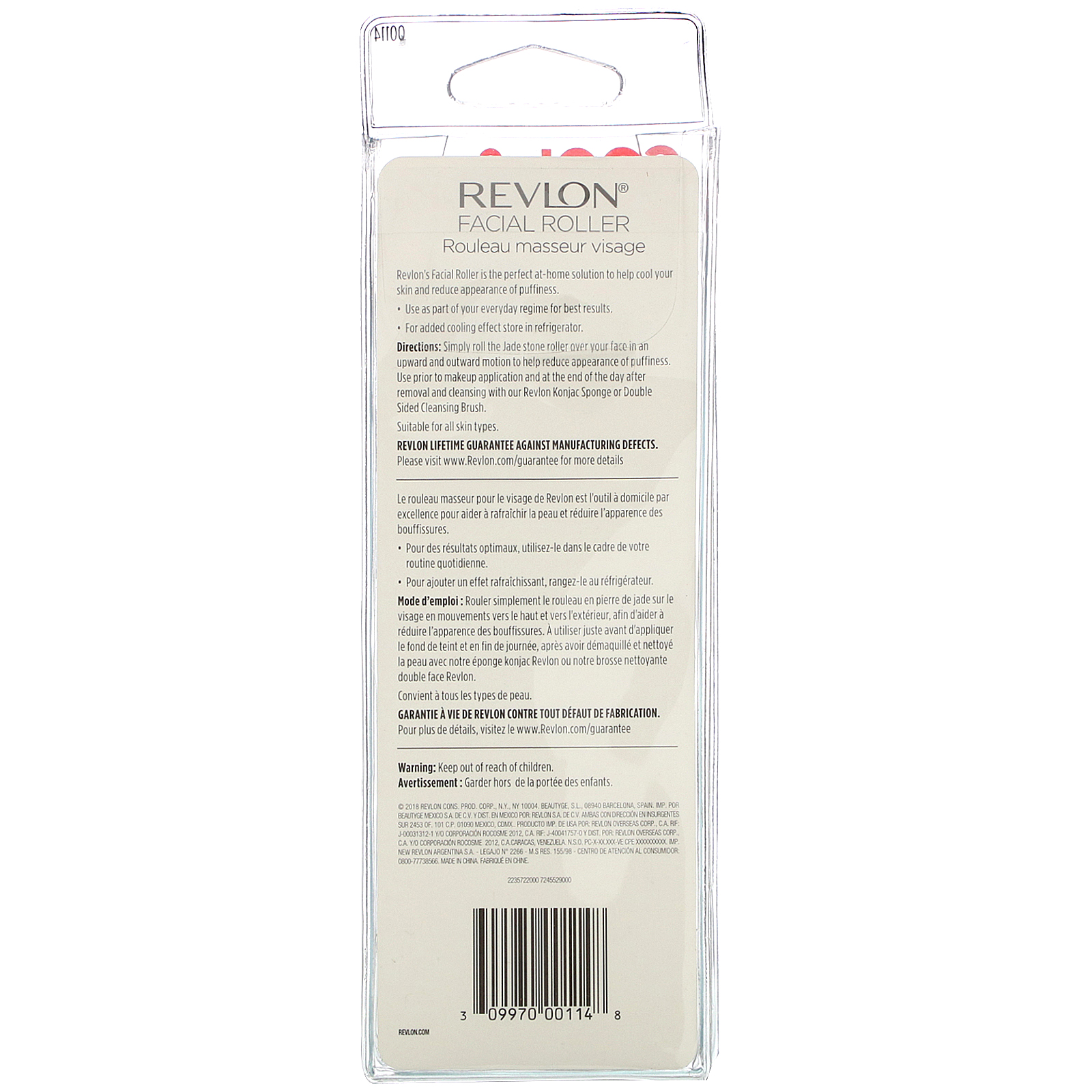 Revlon, Facial Roller, Natural Jade Stone, 1 Roller - Imagem 3