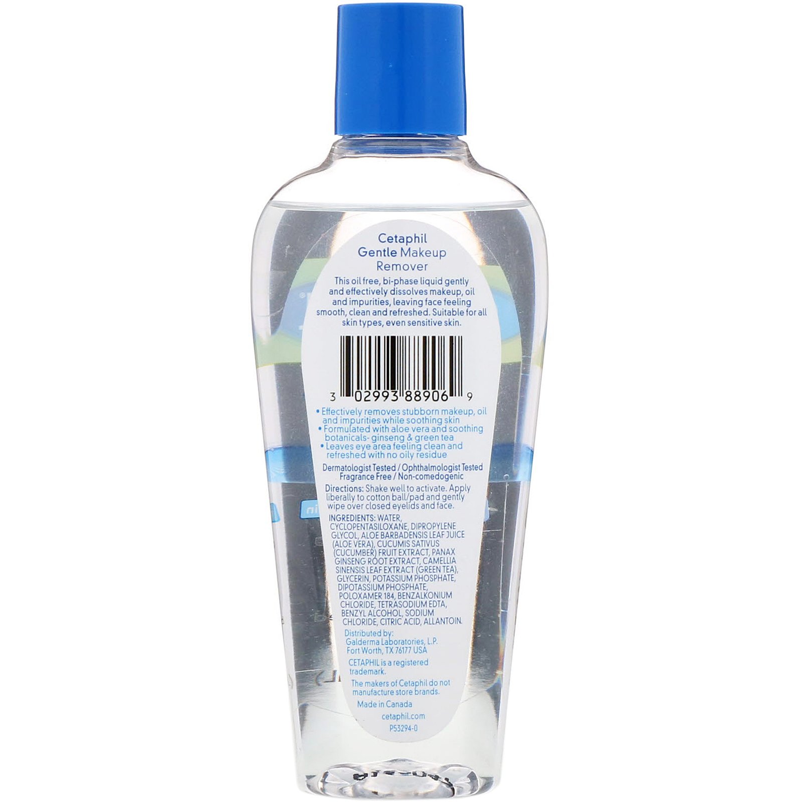 Cetaphil, Removedor de maquiagem suave, 177 ml - Imagem 2